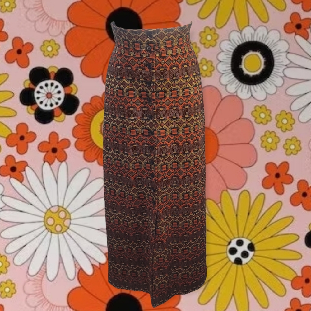 Vintage 70s Maxi Skirt